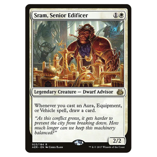 Sram's Expertise 024 card from the Magic The Gathering set Aether Revolt