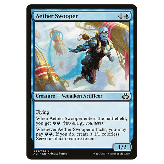 Aethertide Whale 027 card from the Magic The Gathering set Aether Revolt