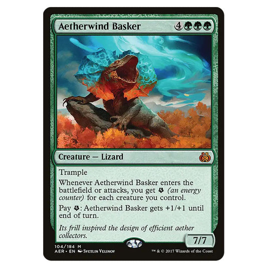Greenbelt Rampager 107 card from the Magic The Gathering set Aether Revolt