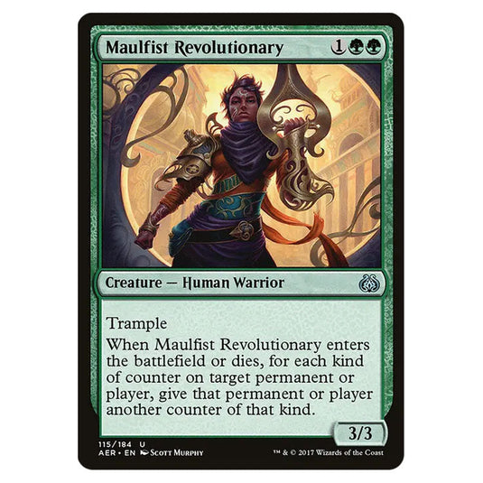 Natural Obsolescence 118 card from the Magic The Gathering set Aether Revolt