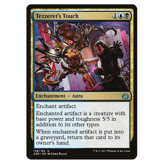 Aegis Automaton 141 card from the Magic The Gathering set Aether Revolt