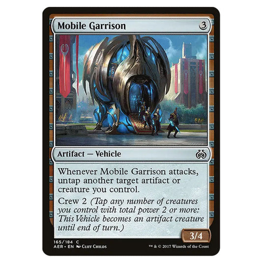 Pacification Array 168 card from the Magic The Gathering set Aether Revolt