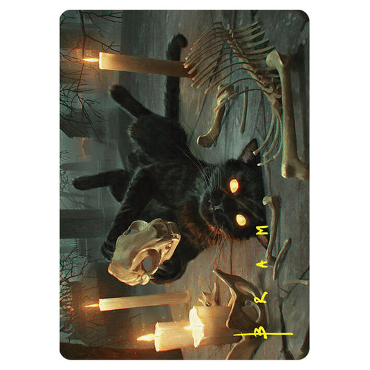 Nine-Lives Familiar // Nine-Lives Familiar 8 card from the Magic The Gathering set Foundations Art Series