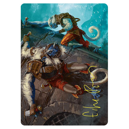 Goblin Boarders // Goblin Boarders 11 card from the Magic The Gathering set Foundations Art Series