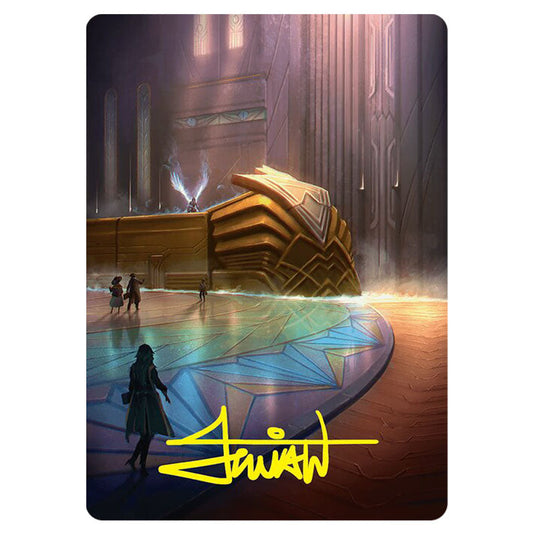 Plains // Plains 21 card from the Magic The Gathering set Foundations Art Series