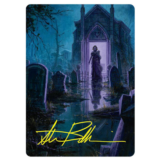 Swamp // Swamp 23 card from the Magic The Gathering set Foundations Art Series