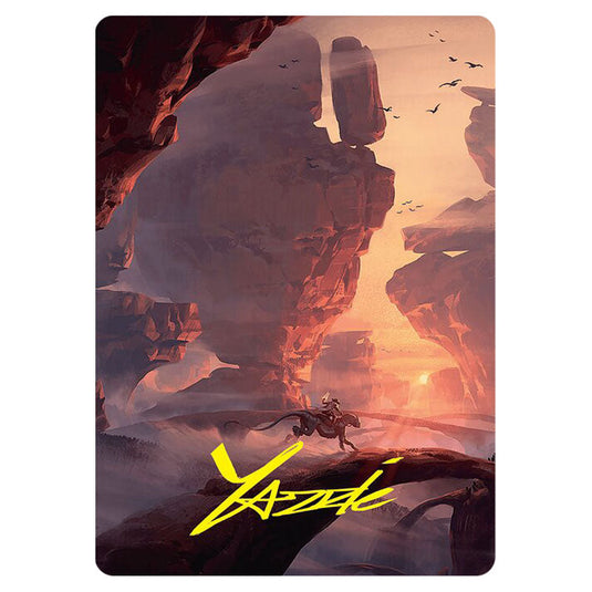 Mountain // Mountain 24 card from the Magic The Gathering set Foundations Art Series