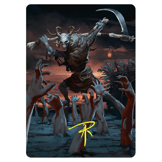 Abyssal Harvester // Abyssal Harvester 34 card from the Magic The Gathering set Foundations Art Series