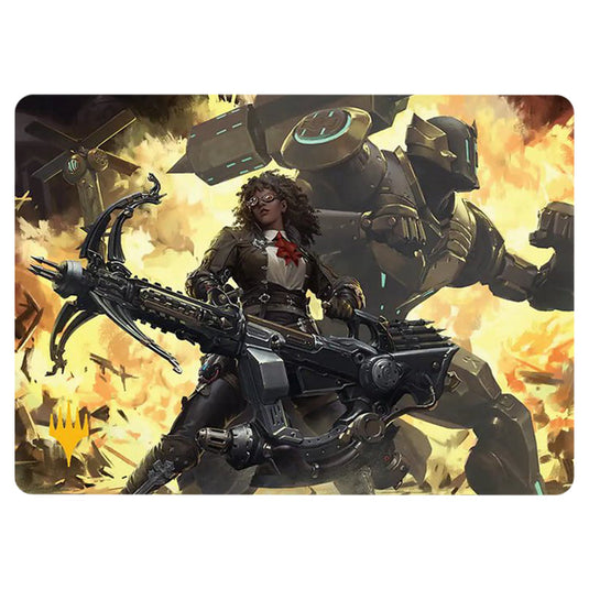 Machinist's Arsenal 0002 card from the Magic The Gathering set Universes Beyond - Final Fantasy - Art Series