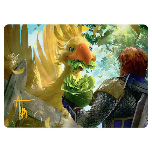 Gysahl Greens 0010 card from the Magic The Gathering set Universes Beyond - Final Fantasy - Art Series