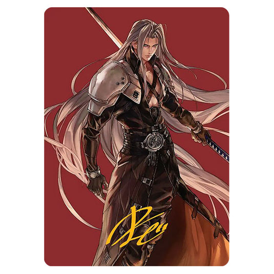 Sephiroth, Fabled SOLDIER 0044 card from the Magic The Gathering set Universes Beyond - Final Fantasy - Art Series