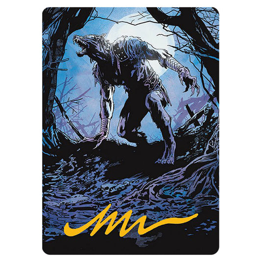 Krallenhorde Howler // Krallenhorde Howler 0019 card from the Magic The Gathering set Innistrad Remastered Art Series