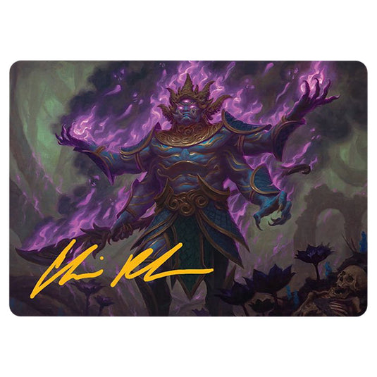 Rot-Curse Rakshasa 0013 card from the Magic The Gathering set Tarkir: Dragonstorm Art Series
