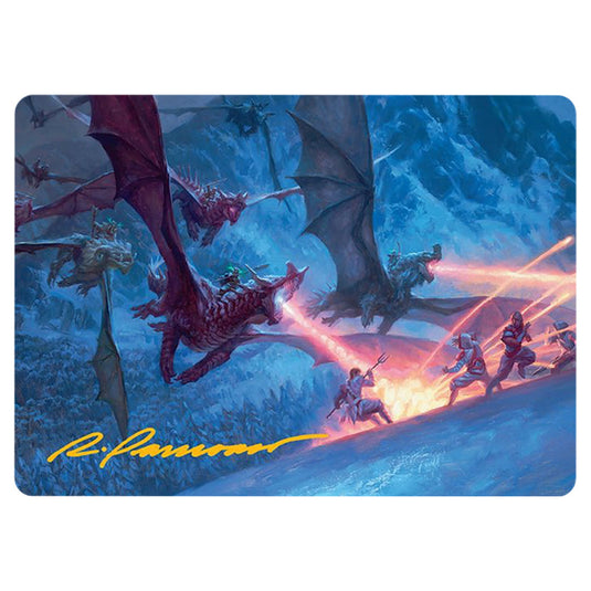 Dragonback Assault 0022 card from the Magic The Gathering set Tarkir: Dragonstorm Art Series