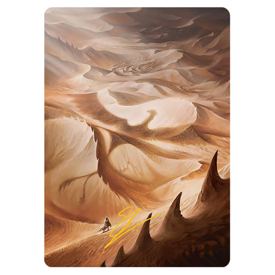 Plains 0030 card from the Magic The Gathering set Tarkir: Dragonstorm Art Series