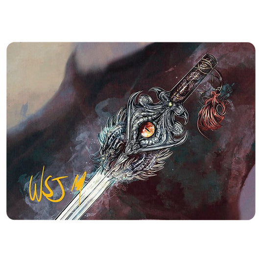 Dragonfire Blade 0040 card from the Magic The Gathering set Tarkir: Dragonstorm Art Series