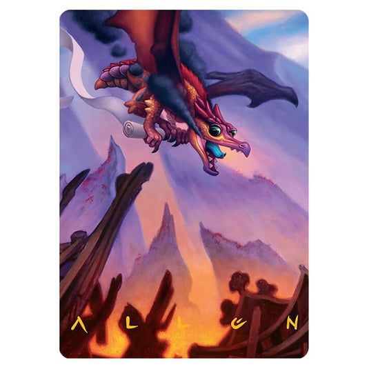 Scavenger Regent 0045 card from the Magic The Gathering set Tarkir: Dragonstorm Art Series