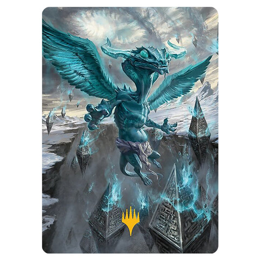 Ugin, Eye of the Storms 0047 card from the Magic The Gathering set Tarkir: Dragonstorm Art Series