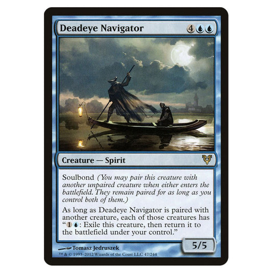 Deadeye Navigator 0047 card from the Magic The Gathering set Avacyn Restored