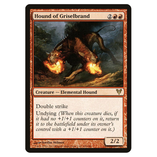 Hound of Griselbrand 0141 card from the Magic The Gathering set Avacyn Restored