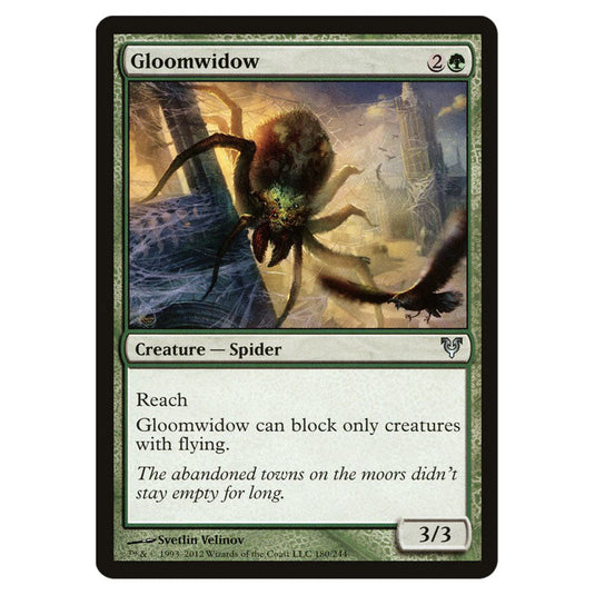 Gloomwidow 0180 card from the Magic The Gathering set Avacyn Restored
