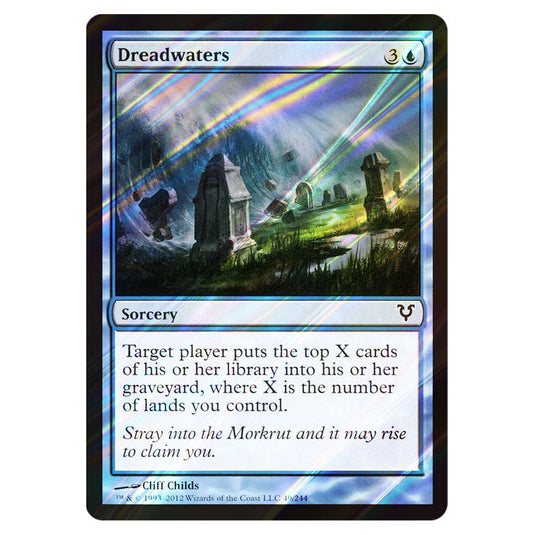 Dreadwaters 0049 card from the Magic The Gathering set Avacyn Restored