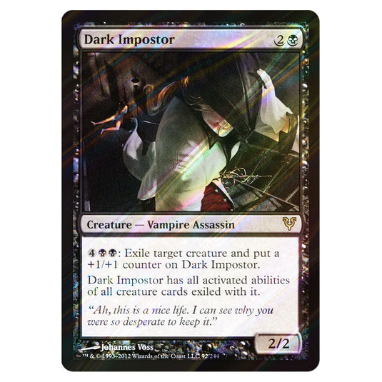 Dark Impostor 0092 card from the Magic The Gathering set Avacyn Restored