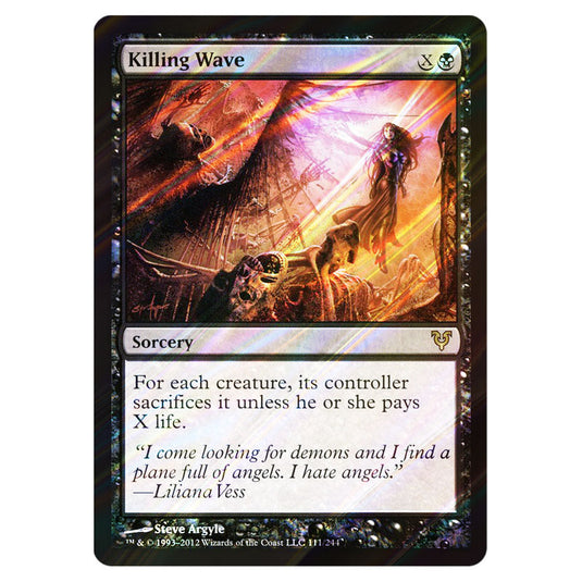 Killing Wave 0111 card from the Magic The Gathering set Avacyn Restored