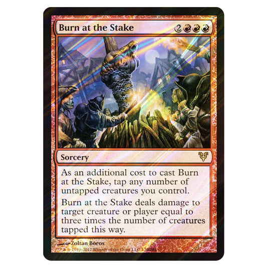 Burn at the Stake 0130 card from the Magic The Gathering set Avacyn Restored