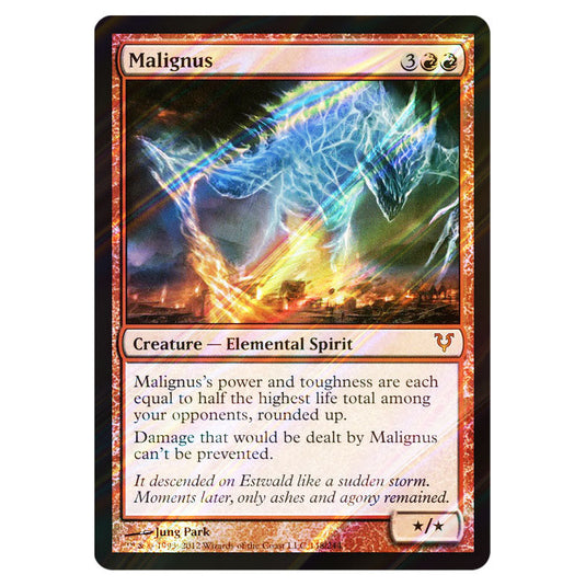 Malignus 0148 card from the Magic The Gathering set Avacyn Restored