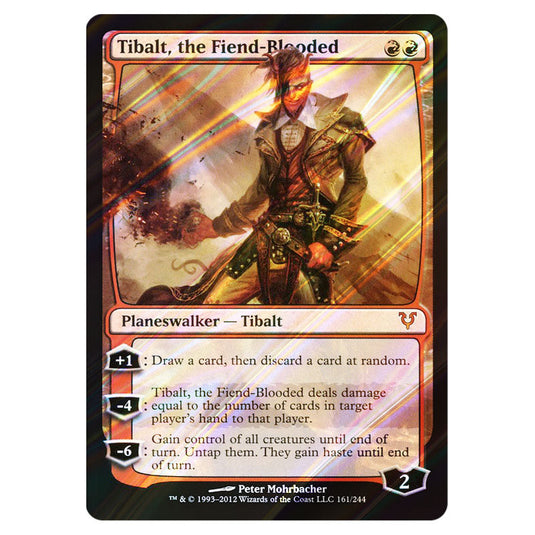 Tibalt, the Fiend-Blooded 0161 card from the Magic The Gathering set Avacyn Restored