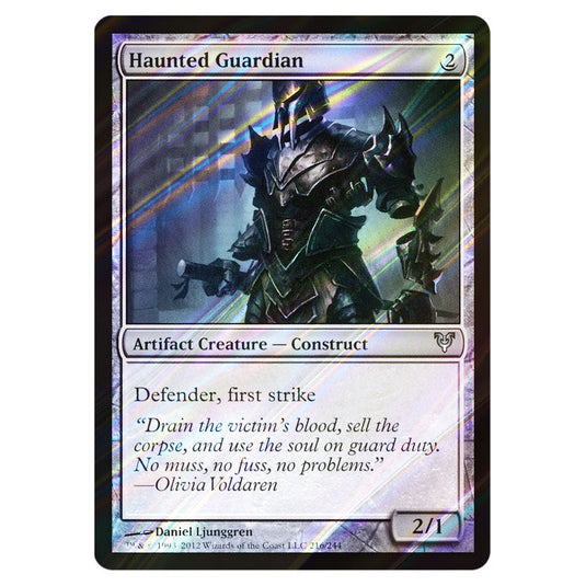 Haunted Guardian 0216 card from the Magic The Gathering set Avacyn Restored