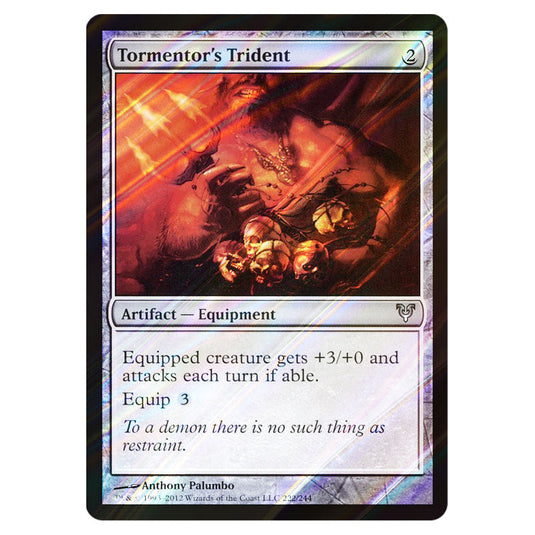 Tormentor's Trident 0222 card from the Magic The Gathering set Avacyn Restored