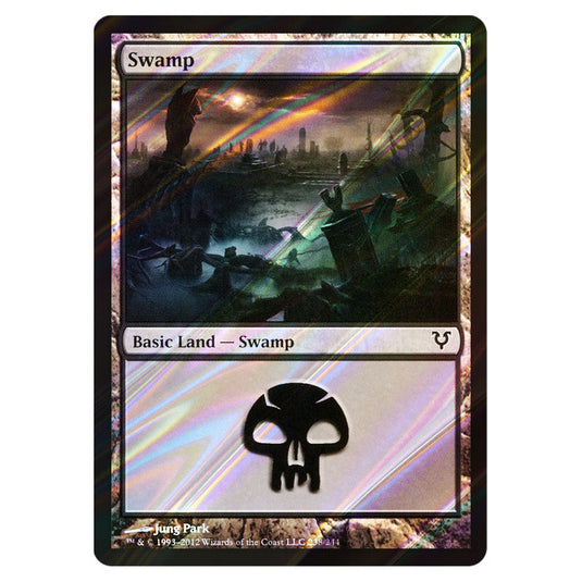 Swamp 0238 card from the Magic The Gathering set Avacyn Restored