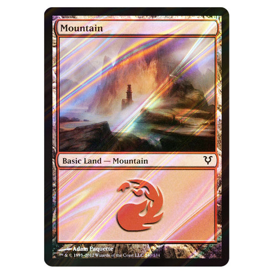 Mountain 0240 card from the Magic The Gathering set Avacyn Restored