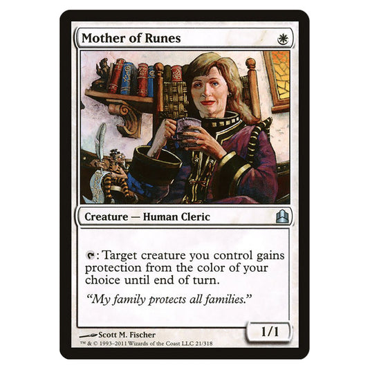 Mother of Runes 21 card from the Magic The Gathering set Commander 2011