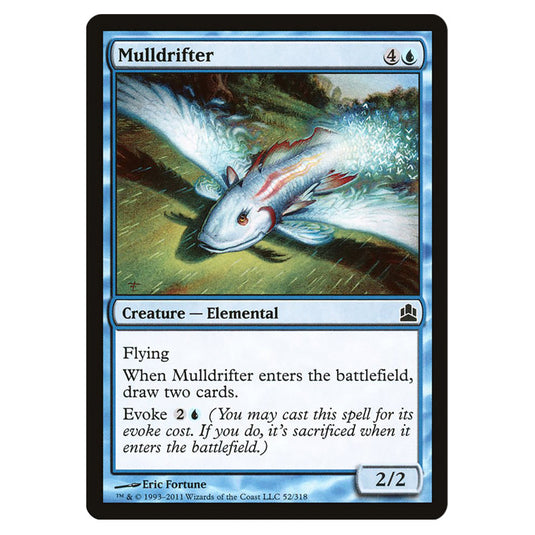 Mulldrifter 52 card from the Magic The Gathering set Commander 2011