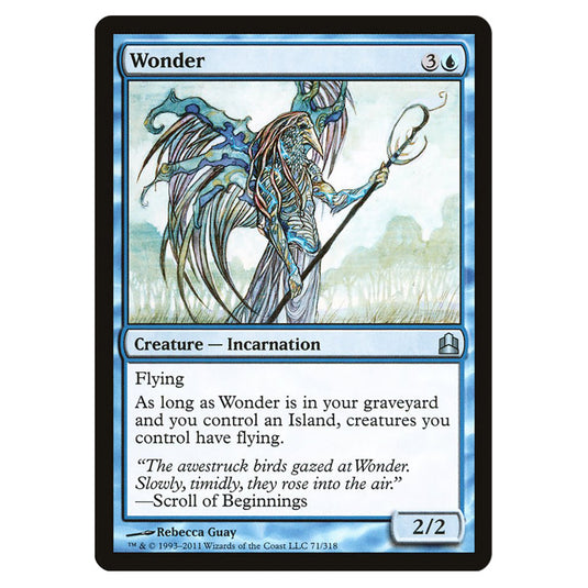 Wonder 71 card from the Magic The Gathering set Commander 2011