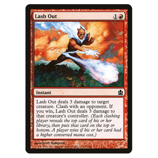 Lash Out 127 card from the Magic The Gathering set Commander 2011