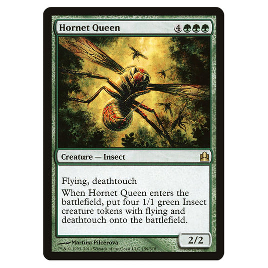 Hornet Queen 159 card from the Magic The Gathering set Commander 2011