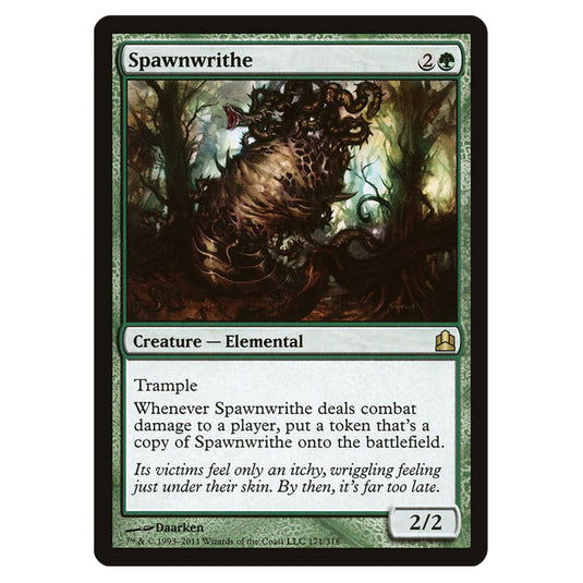 Spawnwrithe 171 card from the Magic The Gathering set Commander 2011