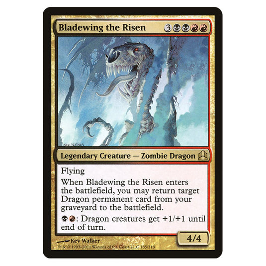 Bladewing the Risen 185 card from the Magic The Gathering set Commander 2011