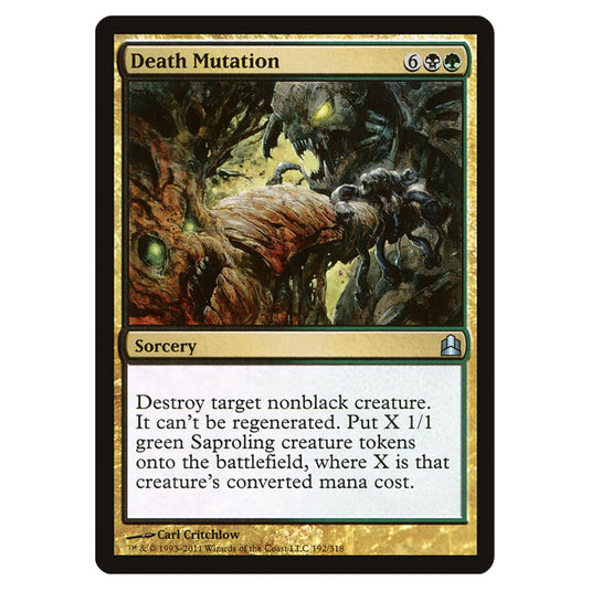 Death Mutation 192 card from the Magic The Gathering set Commander 2011