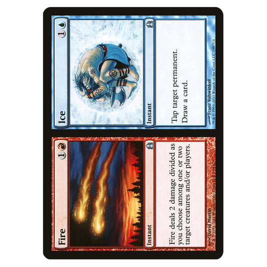 Fire // Ice 198 card from the Magic The Gathering set Commander 2011