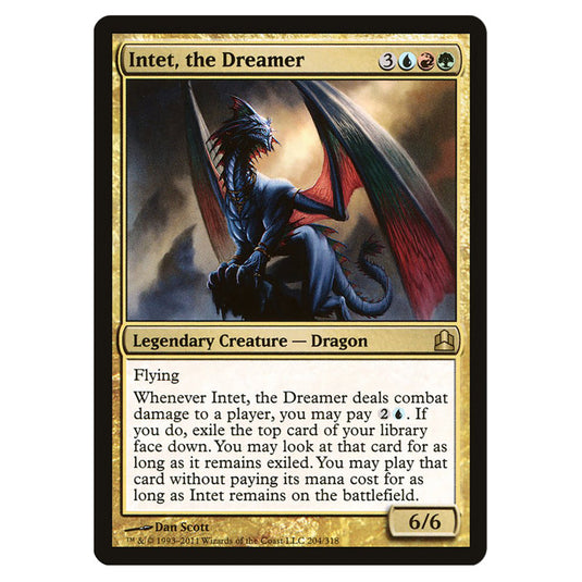 Intet, the Dreamer 204 card from the Magic The Gathering set Commander 2011