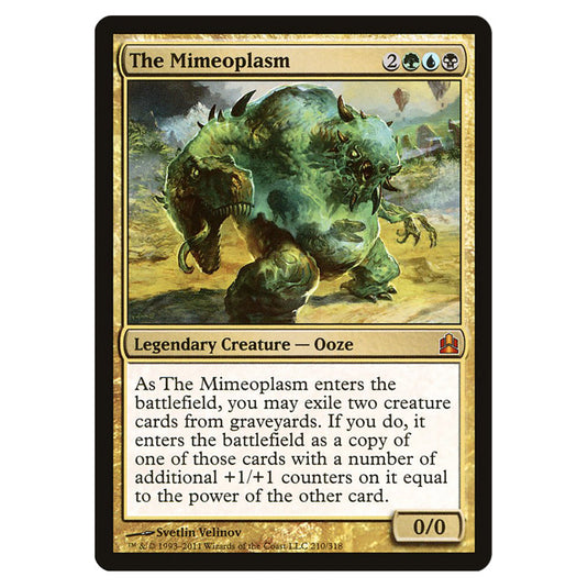 The Mimeoplasm 210 card from the Magic The Gathering set Commander 2011