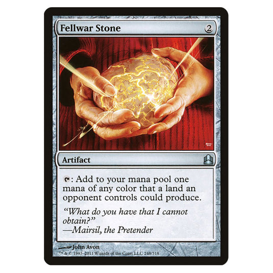 Fellwar Stone 248 card from the Magic The Gathering set Commander 2011