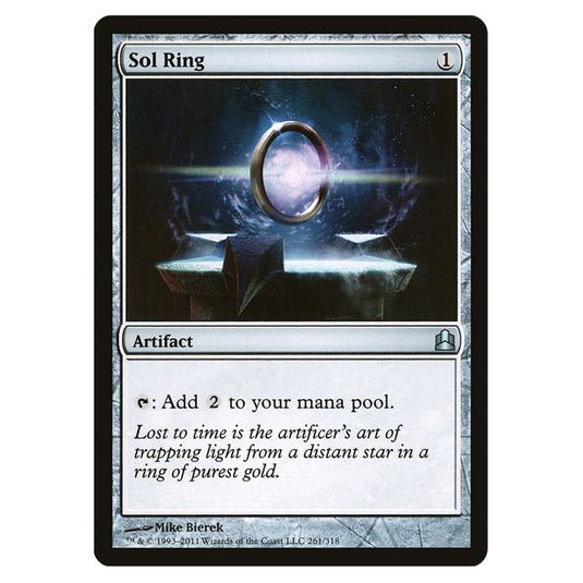 Sol Ring 261 card from the Magic The Gathering set Commander 2011