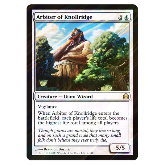 Arbiter of Knollridge 6 card from the Magic The Gathering set Commander 2011