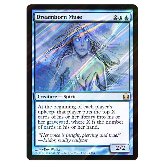 Dreamborn Muse 44 card from the Magic The Gathering set Commander 2011
